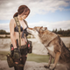 Illustration for article titled Fantastici Metal Gear Solid V/i Cosplay Has A Real Diamond Dog